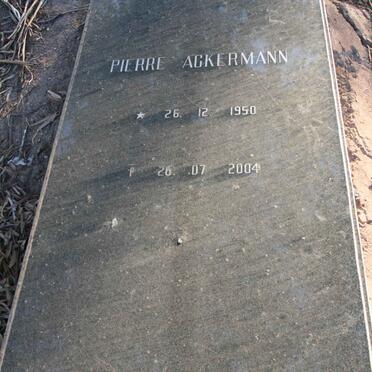 ACKERMANN Pierre 1950-2004