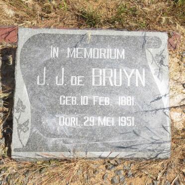 BRUYN J.J., de 1881-1951