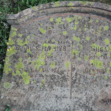BOOYENS Andries S. Mathys 1863-1941 &amp; Susanna Elizabeth BOTHA 1873-1946