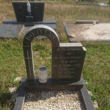 BOOYENS Abram Jacobus 1933-1982