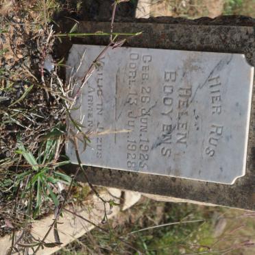 BOOYENS Helen 1925-1928
