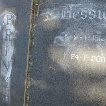 BRINK Bessie 1913-2008