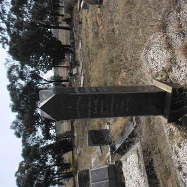 DIEDERICHS Joseph Johannes 1867-1924 &amp; Martha Sophia JOUBERT 1880-1939
