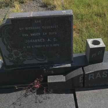 ERASMUS Johannes A.C. 1898-1972