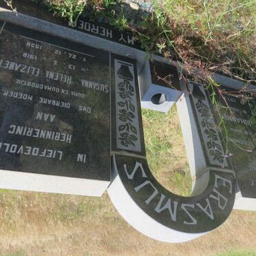 ERASMUS Barend Johannes 1912-1977 &amp; Susanna Helena Elizabeth 1918-1998