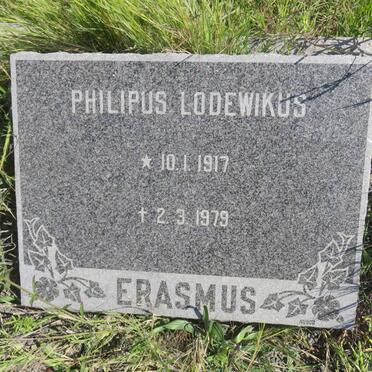 ERASMUS Philipus Lodewikus 1917-1979