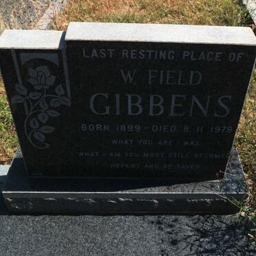 GIBBENS W. Field 1899-1979