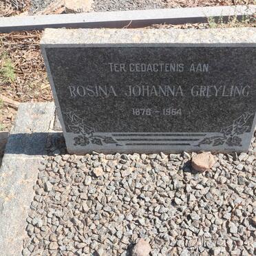 GREYLING Rosina Johanna 1876-1964