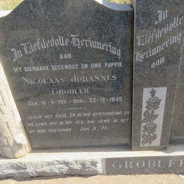 GROBLER Nicolaas Johannes 1911-1950
