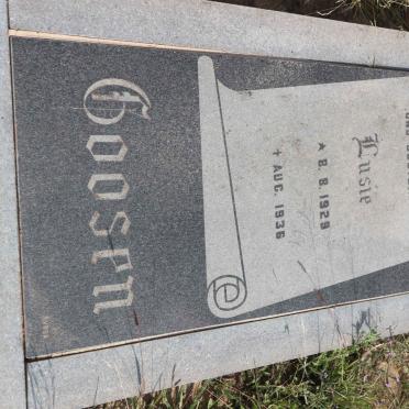 GOOSEN Lusie 1929-1936