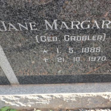 GREYLING Jane Margaret nee GROBLER 1886-1970