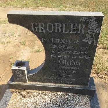 GROBLER Olofina 1949-1988