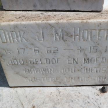 HOFFMAN Jacobus M. 1958-1959 :: HOFFMAN Dirk J.M. 1962-1996