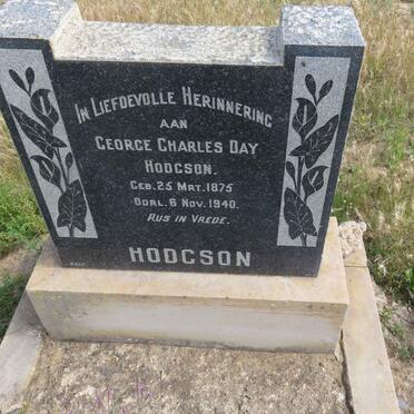 HODGSON George Charles Day 1875-1940