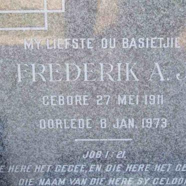 HEERDEN Frederik A.J., van 1911-1973