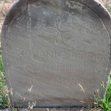KRUGER Johanna 1910-1913