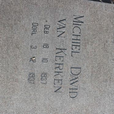 KERKEN Michiel David, van 1937-1937