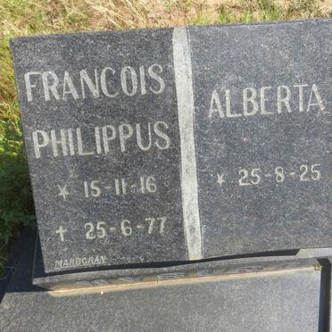 MYBURG Francois Philippus 1916-1977 &amp; Alberta 1925-