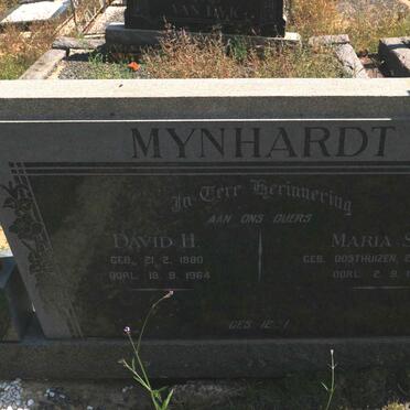 MYNHARDT David H. 1880-1964 &amp; Maria S.C. OOSTHUIZEN 1882-1969