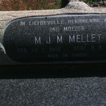 MELLET M.J.M. 1900-1989
