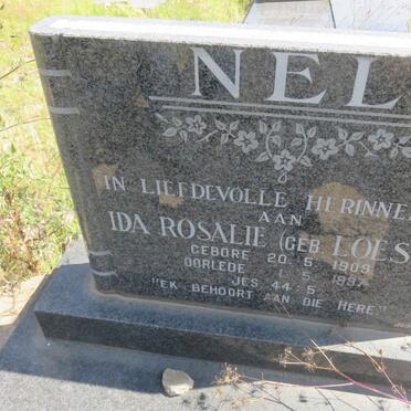 NEL Ida Rosalie nee LOESCH 1909-1997