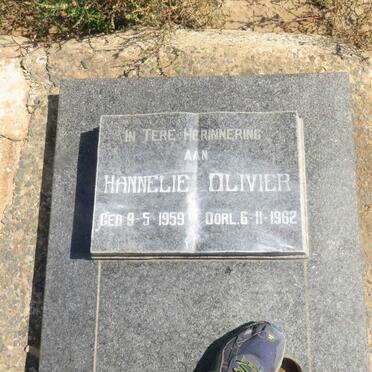 OLIVIER Hannelie 1959-1962