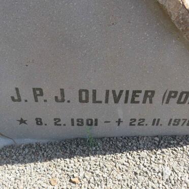 OLIVIER J.P.J. 1901-1978