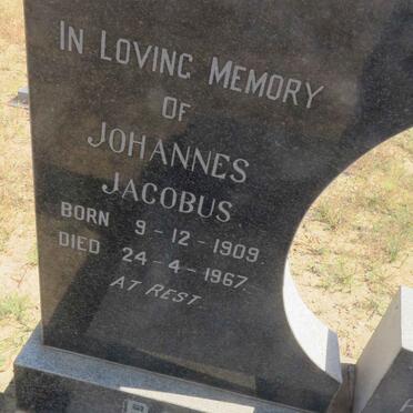 PIENAAR Johannes Jacobus 1909-1967