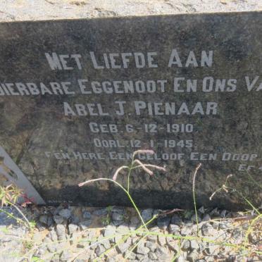 PIENAAR Abel J. 1910-1945