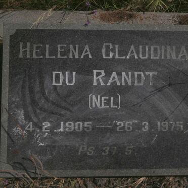 RANDT Helena Claudina, du nee NEL 1905-1975