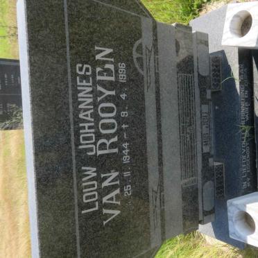 ROOYEN Louw Johannes, van 1944-1996