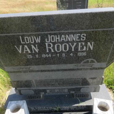 ROOYEN Louw Johannes, van 1944-1996