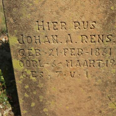 RENS Johan A. 1861-1943
