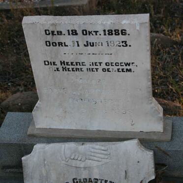 SAUNDERS Jan A. 1886-1923 & Rachel Margaretha Petronella ENGELBRECHT 1888-195? _1