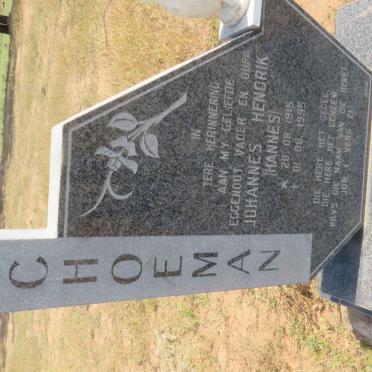 SCHOEMAN Johannes Hendrik 1915-1995