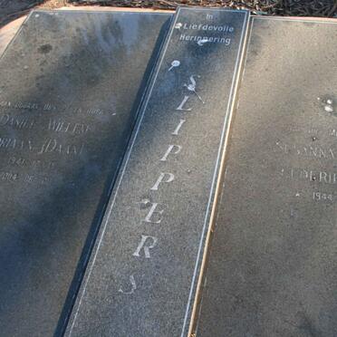 SLIPPERS Daniel Willem Adriaan 1941-2004 & Susanna Carolina Frederika 1944-