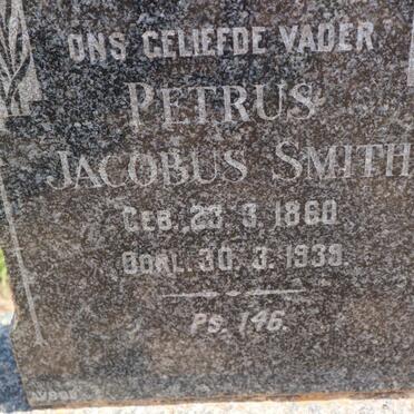 SMITH Petrus Jacobus 1860-1939