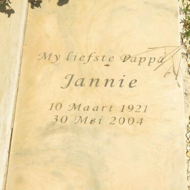 TERBLANCHE Jannie 1921-2004 &amp; Trudie 1918-2009