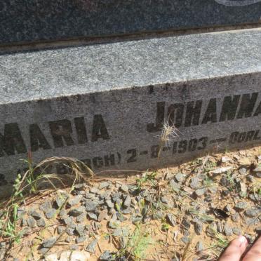 TALJAARD Jacobus Johannes 1897-1987 &amp; Maria Johanna M. MYBURGH 1903-1951