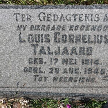 TALJAARD Louis Cornelius 1914-1940