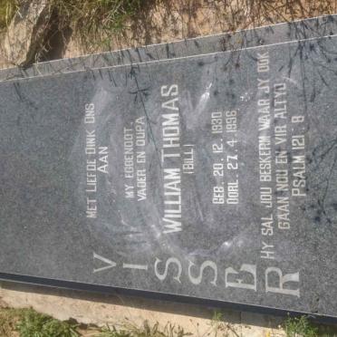 VISSER William Thomas 1930-1996