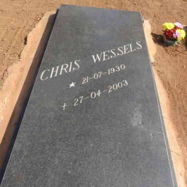 WESSELS Chris 1930-2003 &amp; Sarie 1941-2012