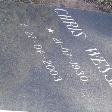 WESSELS Chris 1930-2003