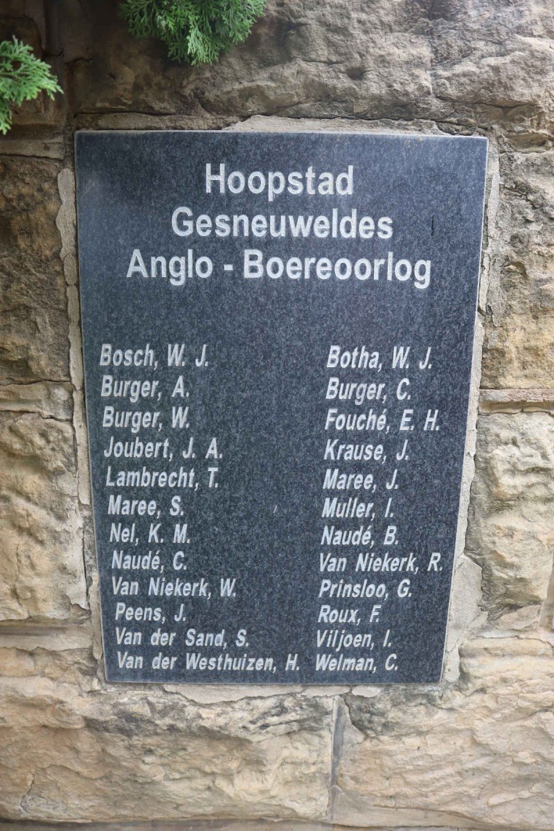 4. Hoopstad Gesneuweldes Anglo-Boereoorlog