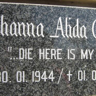 GENIS Johanna Alida 1944-2005