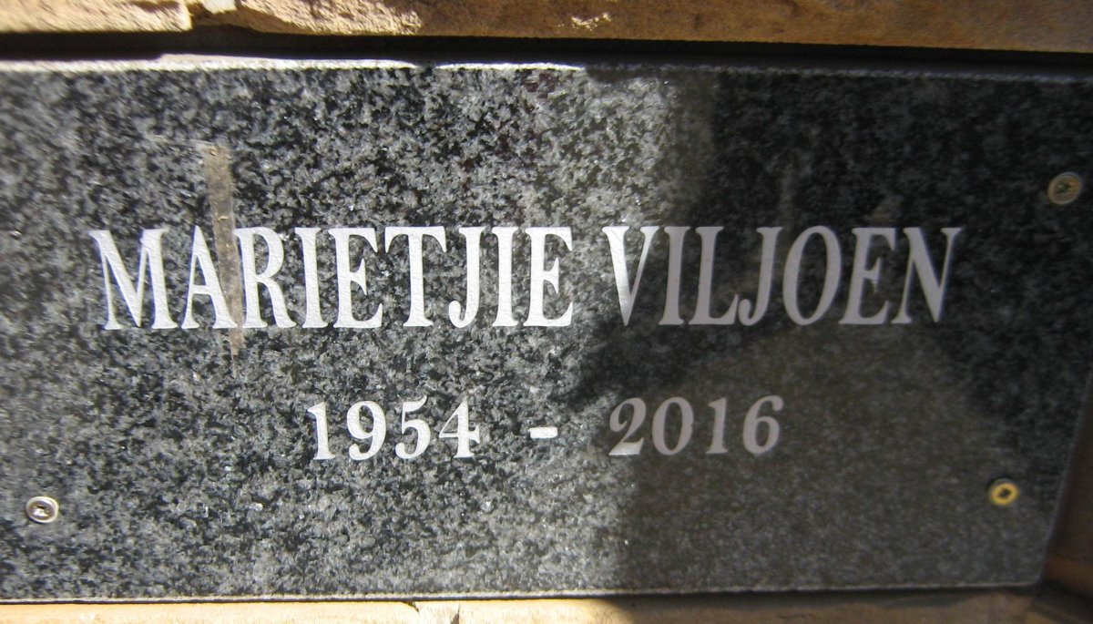 VILJOEN Marietjie 1954-2016