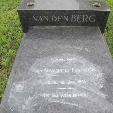 BERG, van den  -1960