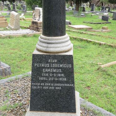 ERASMUS Petrus Lodewicus 1885-1918 :: ERASMUS Petrus Lodewicus 1919-1938