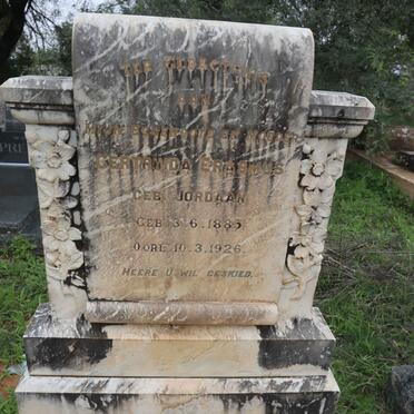 ERASMUS Gertruida nee JORDAAN 1885-1926