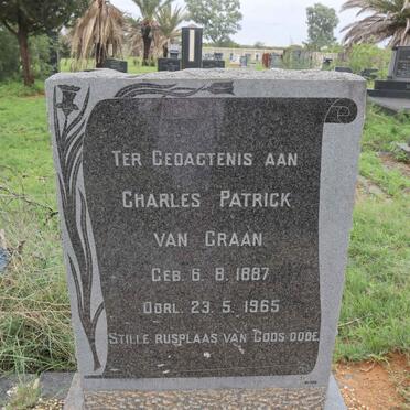 GRAAN Charles Patrick, van 1887-1965